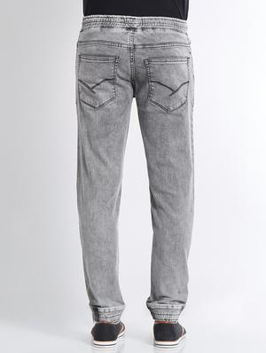 grey denim jogger - 14434898 - Standard Image - 3