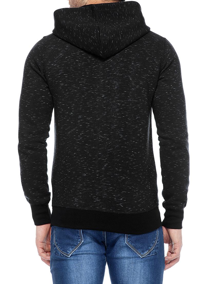black cotton sweatshirt - 14435423 - Zoom Image - 3