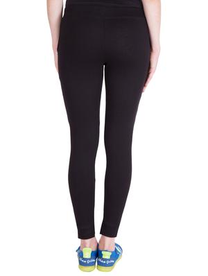 black cotton track pants - 14436750 - Standard Image - 3