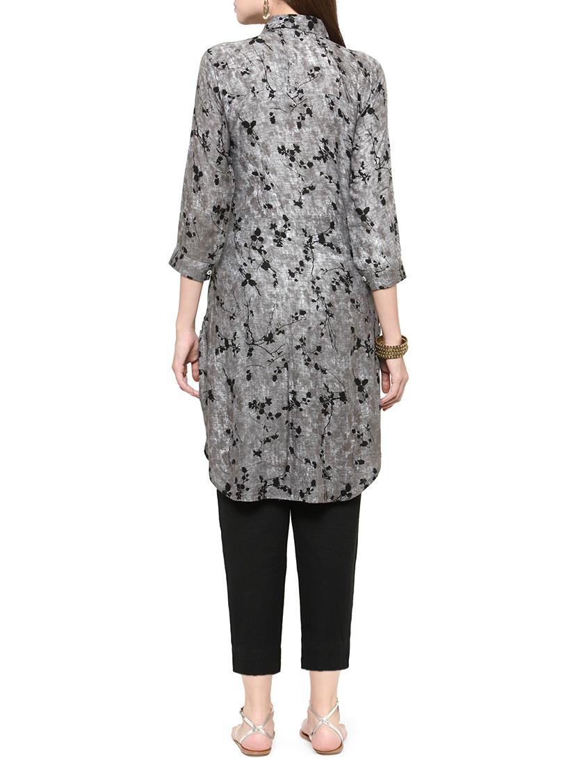 Printed straight kurta - 14437435 - Zoom Image - 3