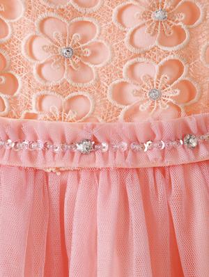 pink net frock - 14437882 - Standard Image - 3