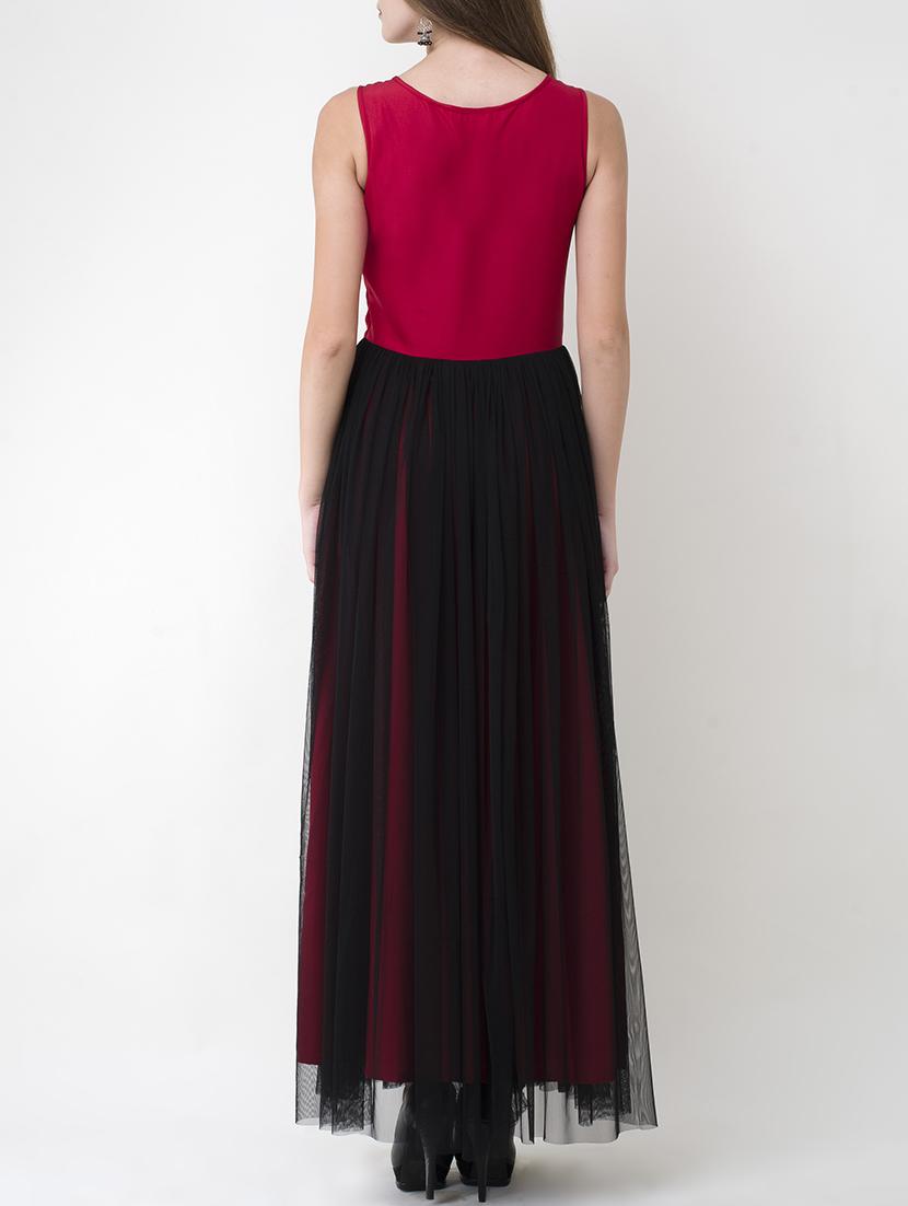 black crepe gown dress - 14438019 - Zoom Image - 3