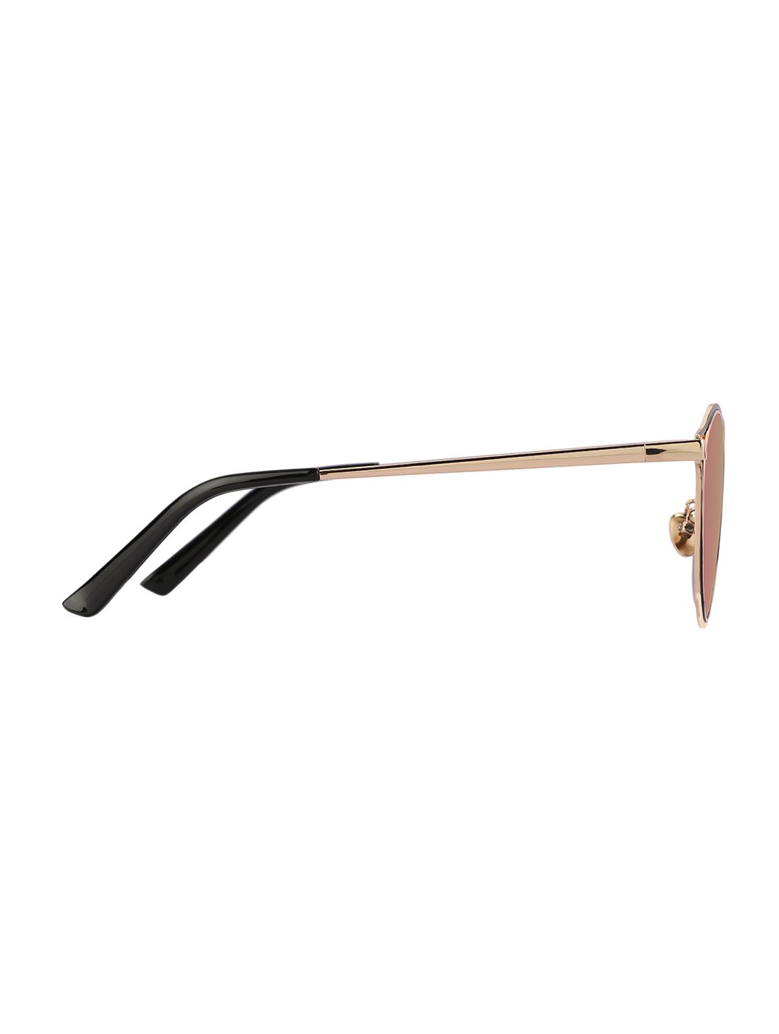 REACTR- New Arrival Mirror Pink Round HD Polarized Sunglasses For Women - 14438122 - Zoom Image - 3
