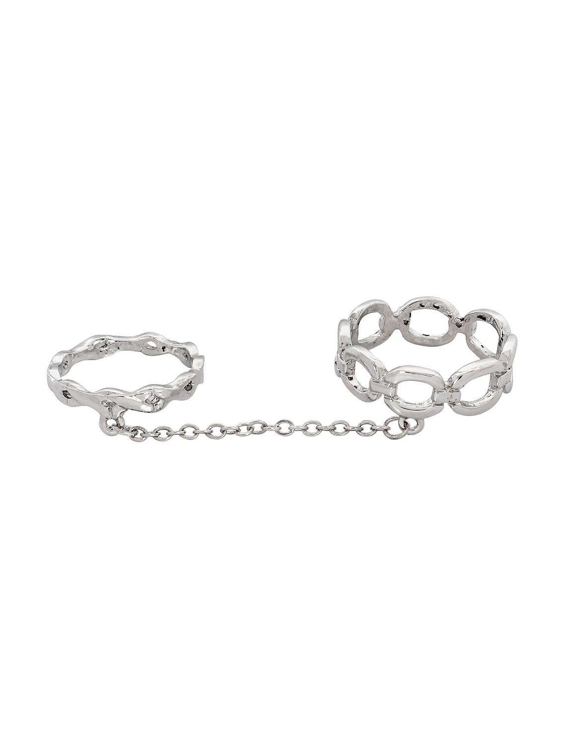 silver metal ring - 14438168 - Zoom Image - 3