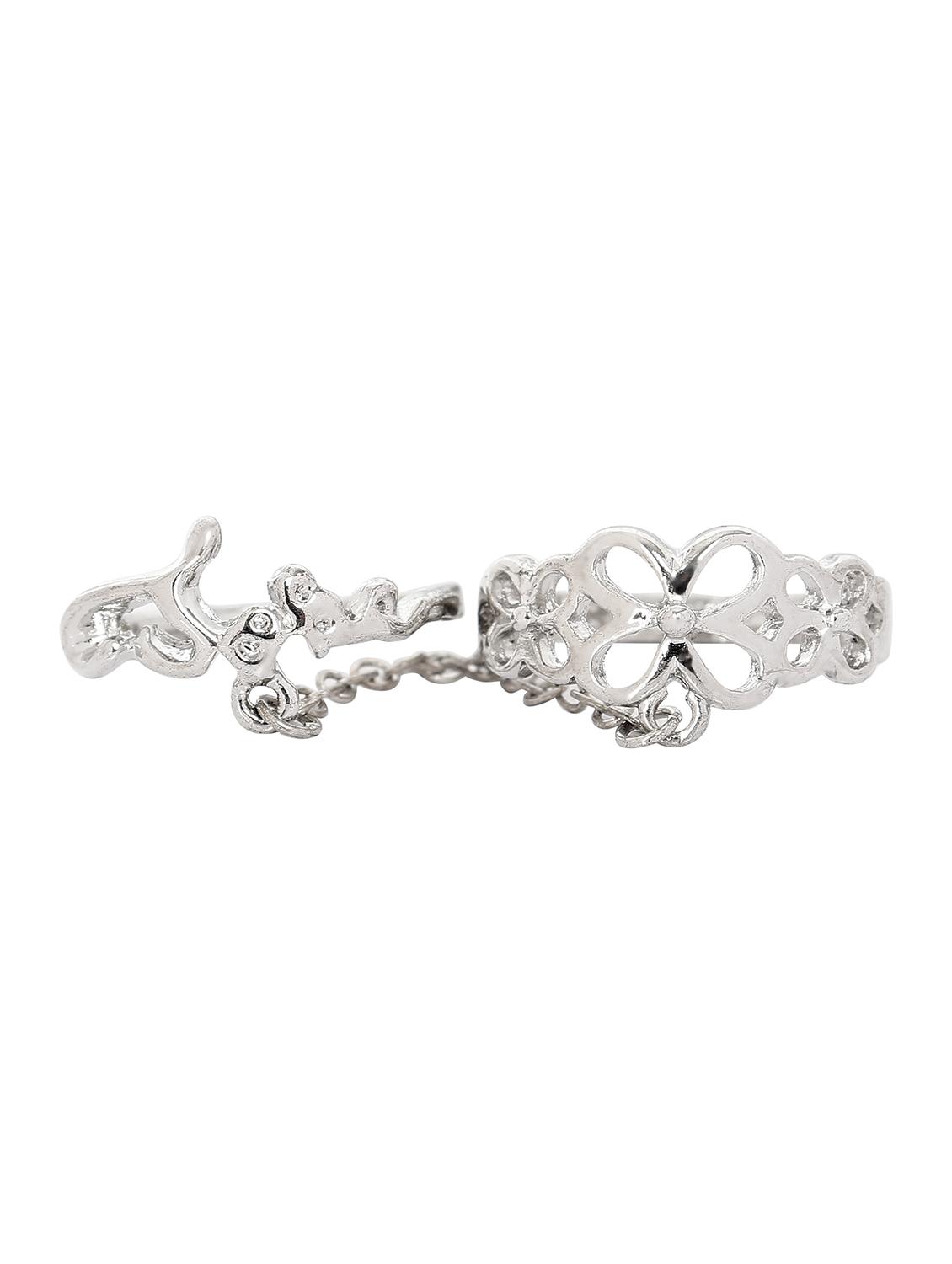 silver metal ring - 14438169 - Zoom Image - 3