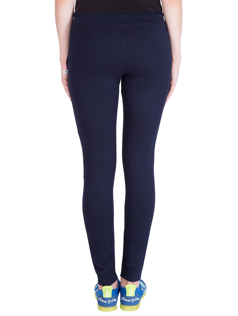 navy blue cotton track pants - 14439078 - Zoom Image - 3