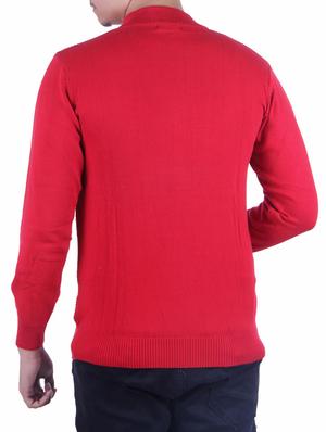 red cotton pullover - 14442204 - Standard Image - 3