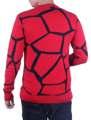 red cotton pullover - 14442209 - Standard Image - 3