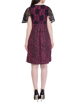 multi colored a-line dress - 14445532 - Standard Image - 3