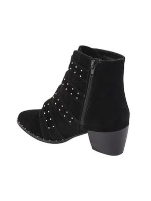 black suede ankle boot - 14448321 - Standard Image - 3