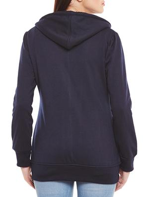 navy blue fleece soft shell jacket - 14448577 - Standard Image - 3