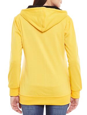 yellow fleece soft shell jacket - 14448580 - Standard Image - 3
