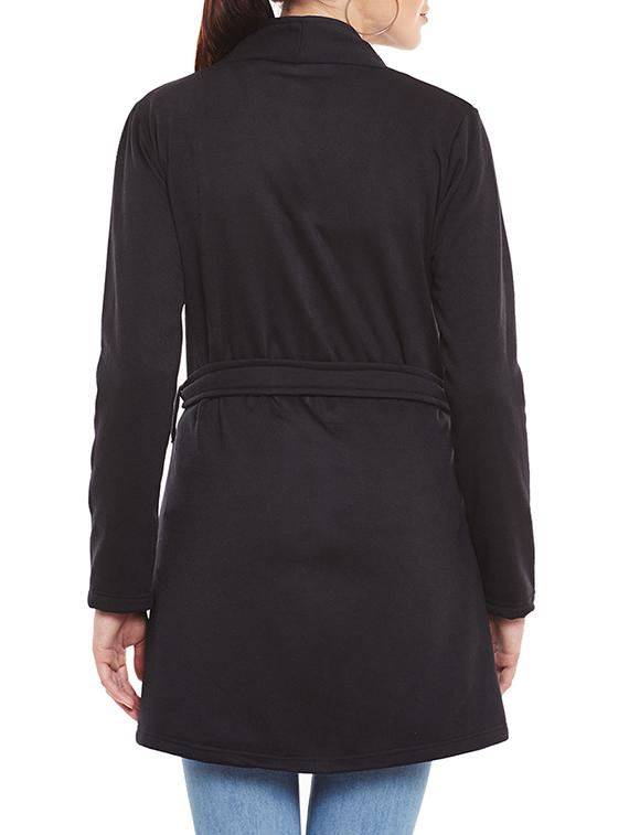 belle fille black fleece jacket - 14448585 - Zoom Image - 3