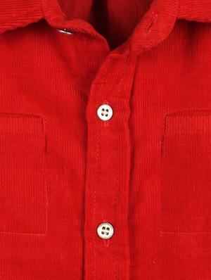 red cotton shirt - 14450166 - Standard Image - 3