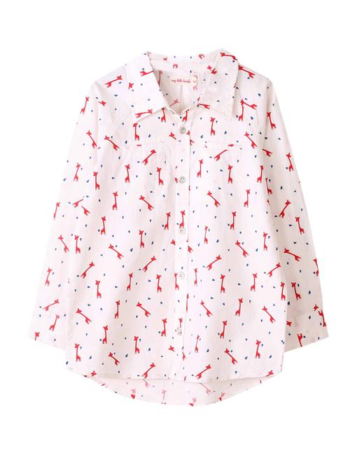 pocket patched quirky print shirt - 14450171 - Standard Image - 1