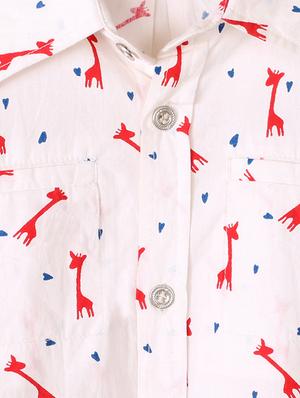 pocket patched quirky print shirt - 14450171 - Standard Image - 3