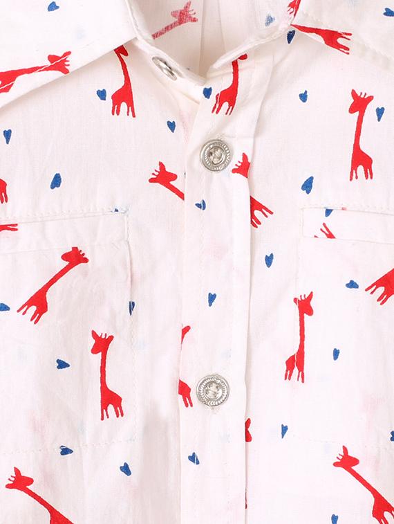 pocket patched quirky print shirt - 14450171 - Zoom Image - 3