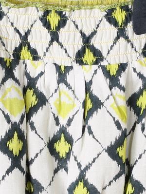 white rayon playsuit - 14450184 - Standard Image - 3