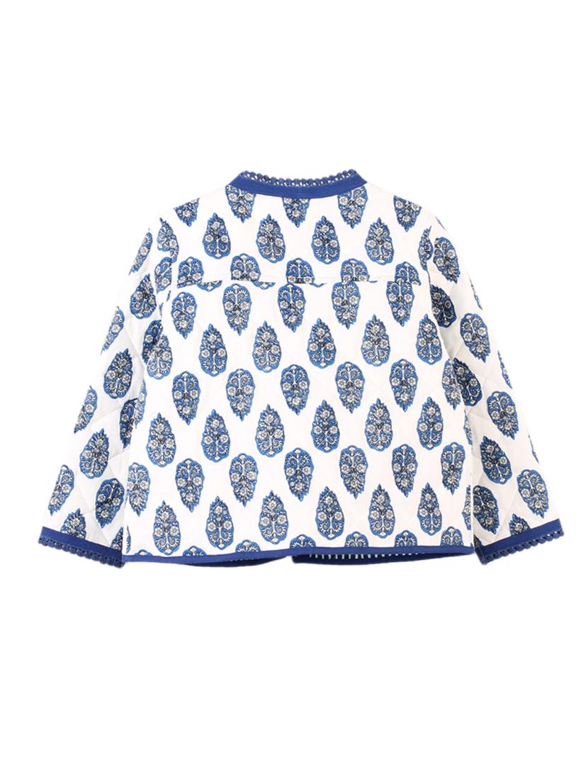 white cotton quilted reversible jacket - 14450261 - Zoom Image - 3