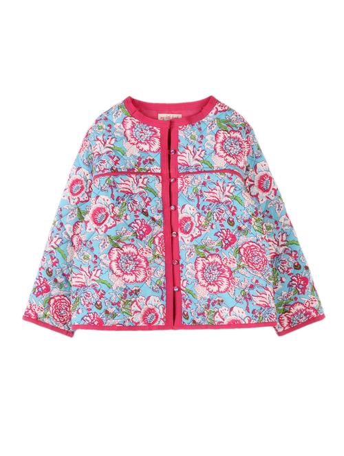 blue cotton quilted jacket - 14450266 - Standard Image - 1