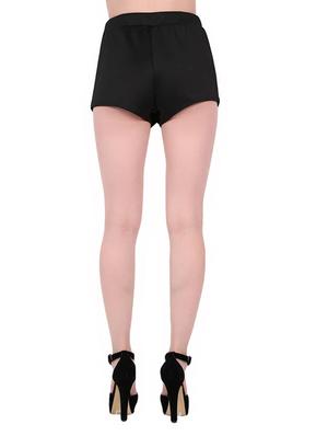 black solid skorts - 14453069 - Standard Image - 3