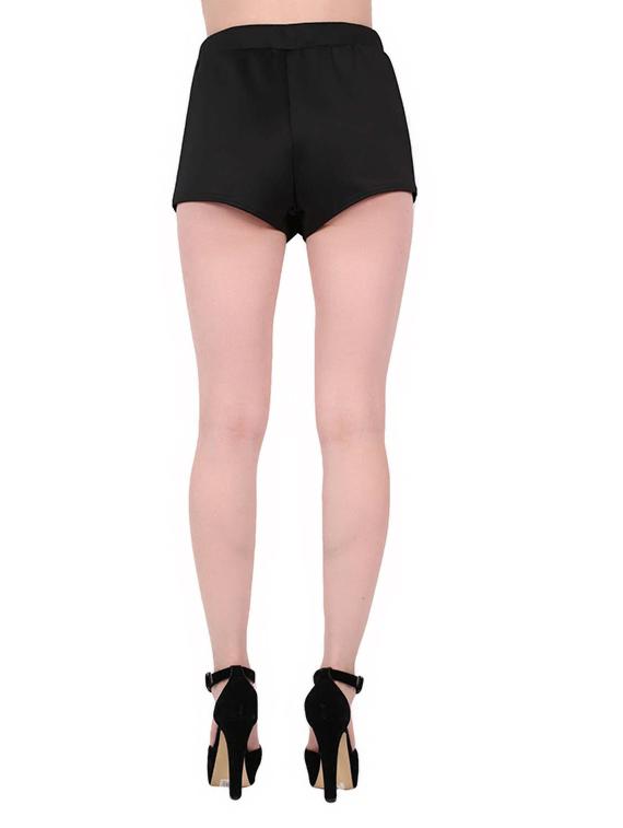 black solid skorts - 14453069 - Zoom Image - 3