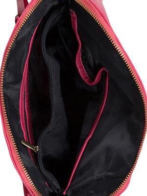 pink leatherette (pu) regular sling bag - 14457321 - Standard Image - 3