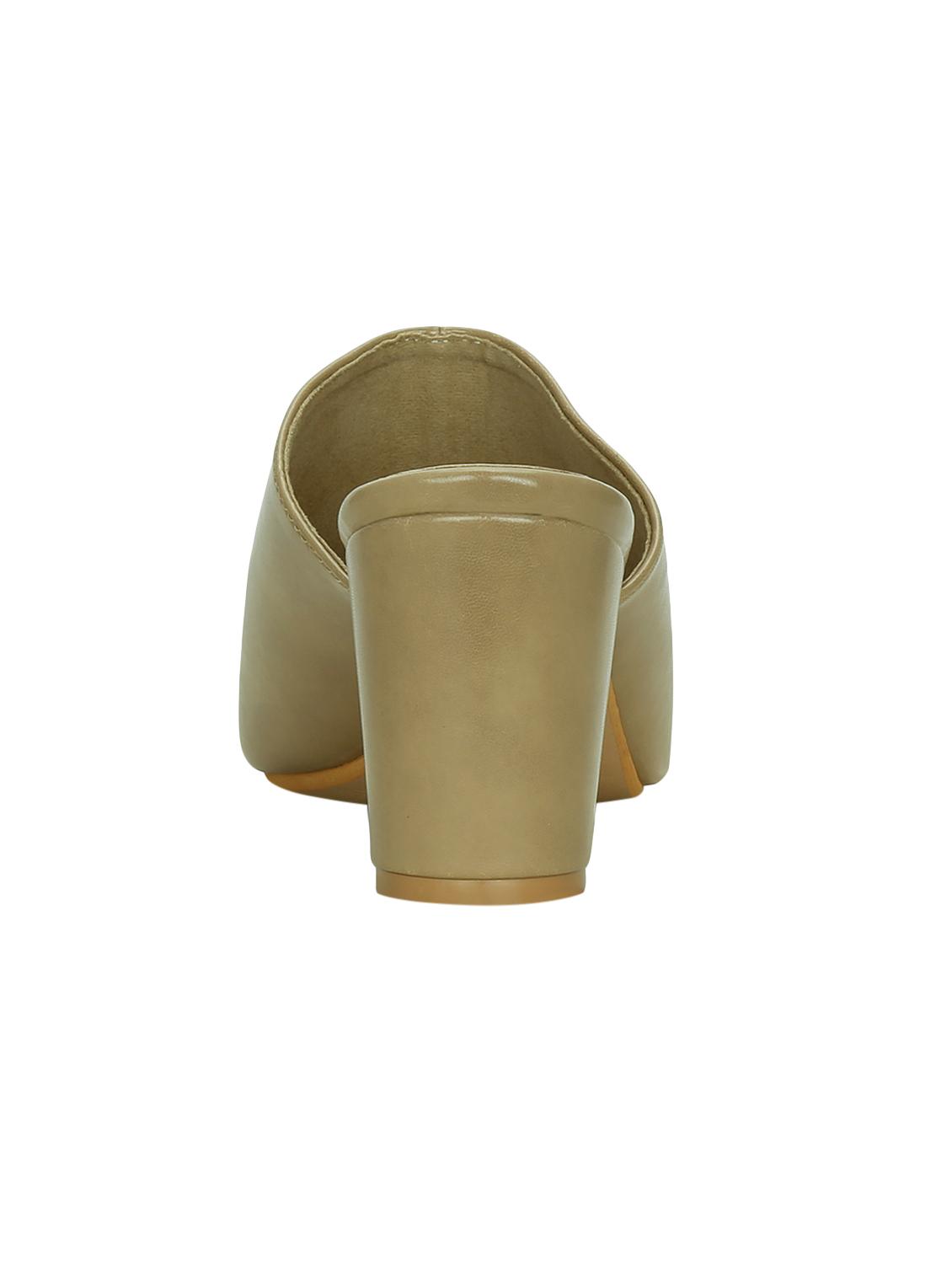 beige faux leather mules sandals - 14457844 - Zoom Image - 3