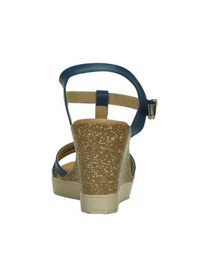 blue ankle strap wedge - 14457859 - Standard Image - 3