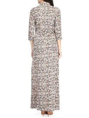 Beige printed maxi dress - 14459910 - Standard Image - 3