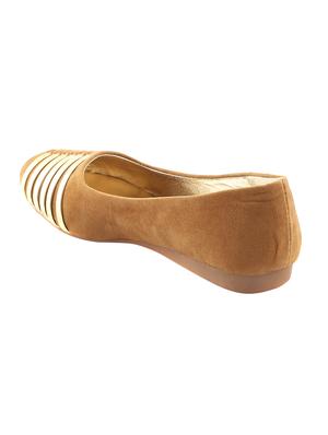brown flat ballerina - 14459960 - Standard Image - 3