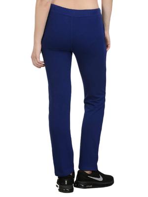 Navy blue cotton track pants - 14462292 - Standard Image - 3