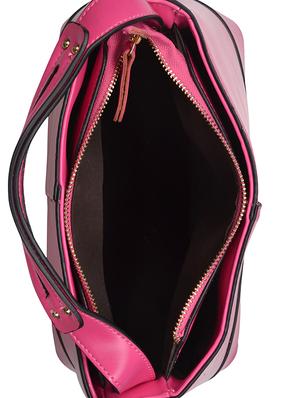 pink leatherette handbag - 14464062 - Standard Image - 3