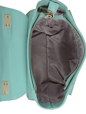 green leatherette regular sling bag - 14464098 - Standard Image - 3