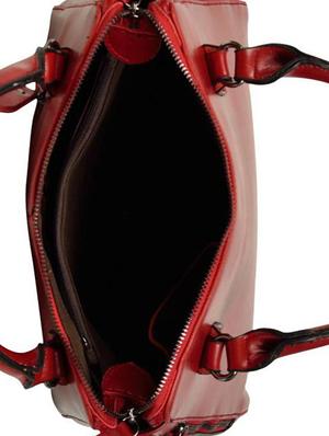 red leatherette regular handbag - 14464159 - Standard Image - 3
