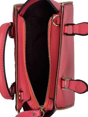 pink leatherette regular handbag - 14464236 - Standard Image - 3