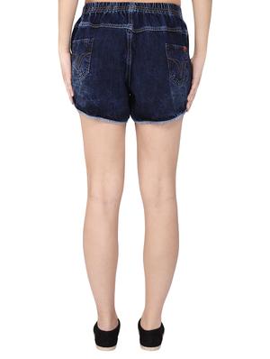 dark blue denim shorts - 14464971 - Standard Image - 3