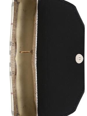 black leatherette regular sling bag - 14465427 - Standard Image - 3