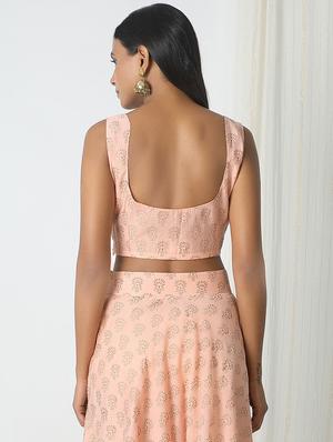TrueBrowns pink block print blouse - 14465738 - Standard Image - 3