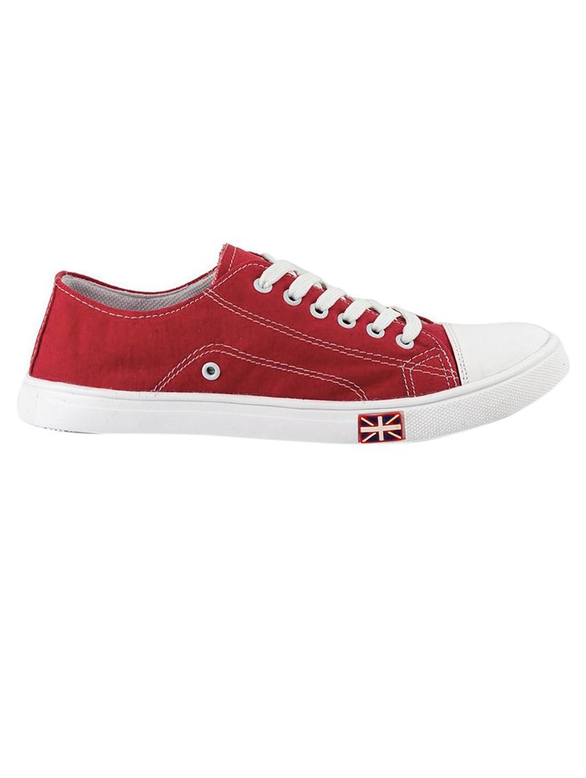 red Canvas sneaker - 14466981 - Zoom Image - 3
