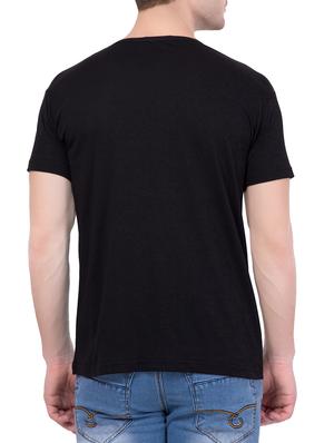 black cotton t-shirt - 14467287 - Standard Image - 3