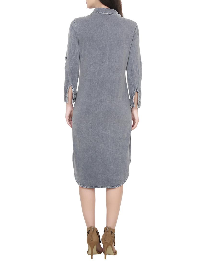 Grey shirt dress - 14468069 - Zoom Image - 3