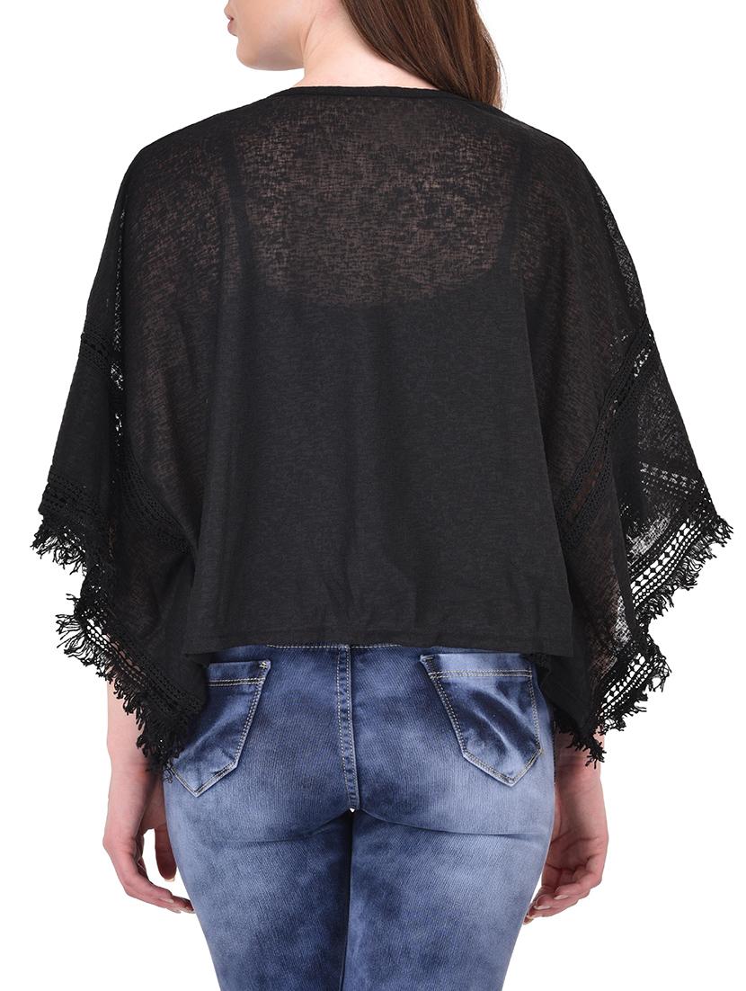 black kaftan top - 14468211 - Zoom Image - 3