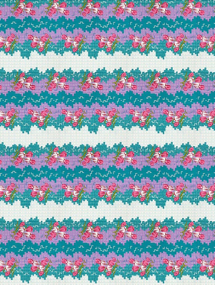 Cotton Printed Double Bed Sheet With 2 Pillow Covers - 14469068 - Zoom Image - 3