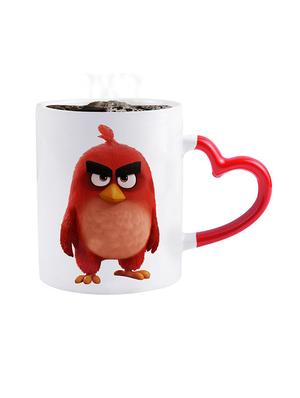 RED ANGRY BIRD CHARACTER Printed Color Changing Magic Mug - 14473001 - Standard Image - 3