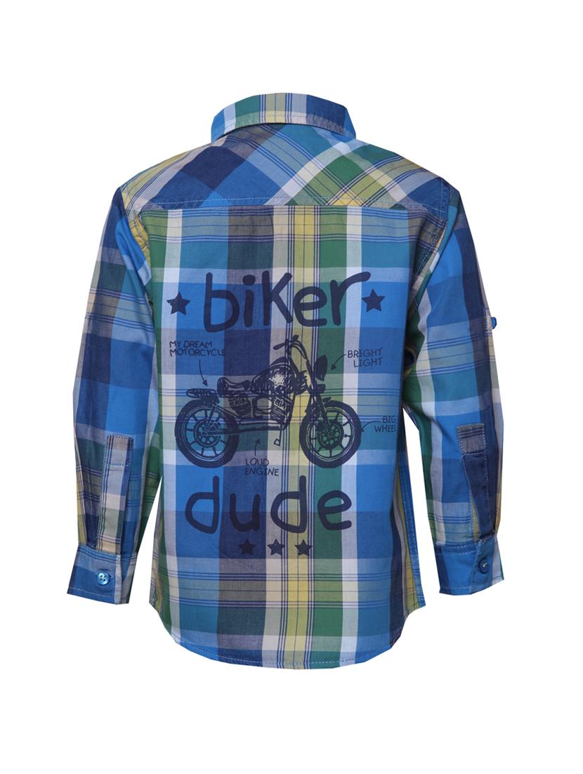 blue cotton shirt - 14474189 - Zoom Image - 3