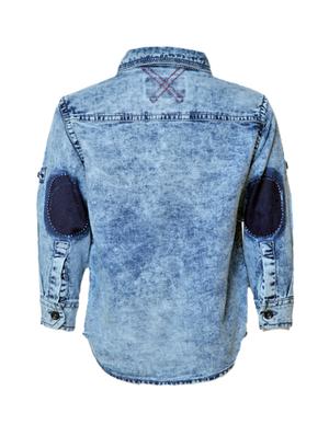 light blue denim shirt - 14474193 - Standard Image - 3