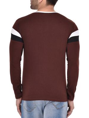brown cotton t-shirt - 14474831 - Standard Image - 3