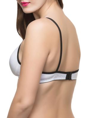 set of 3 multi colored cotton bra - 14474882 - Standard Image - 3