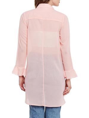 Pink asymmetric shrug - 14477938 - Standard Image - 3